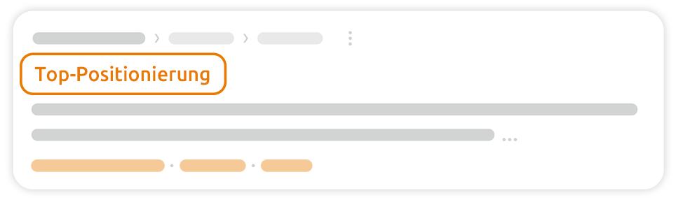 Google Top-Positionierung