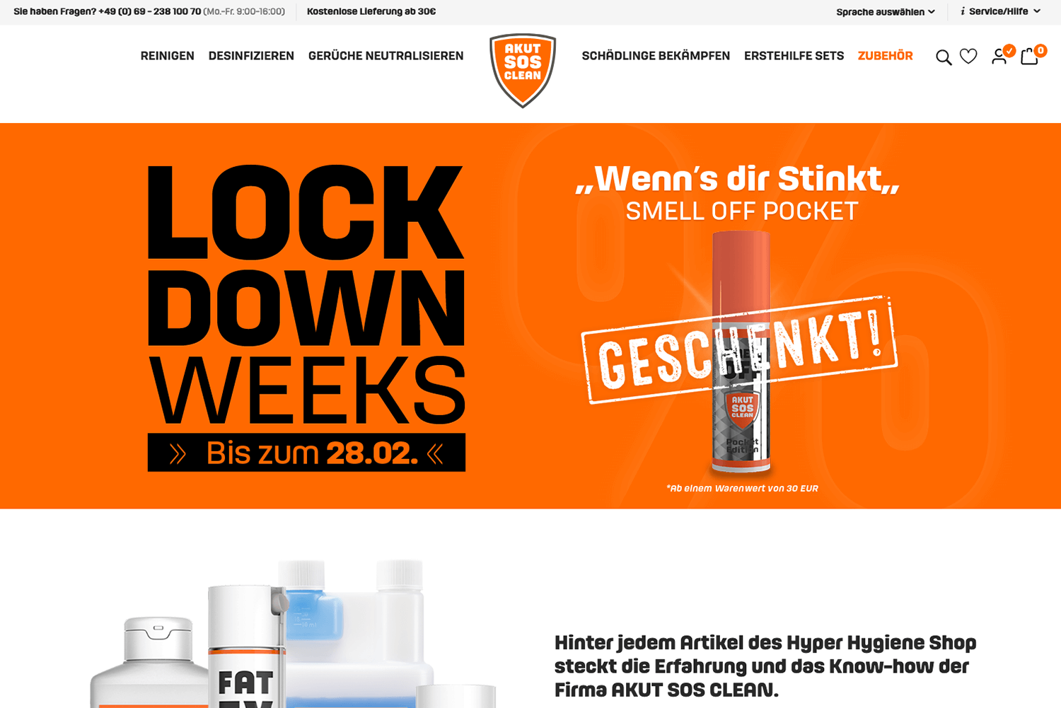 AKUT SOS CLEAN