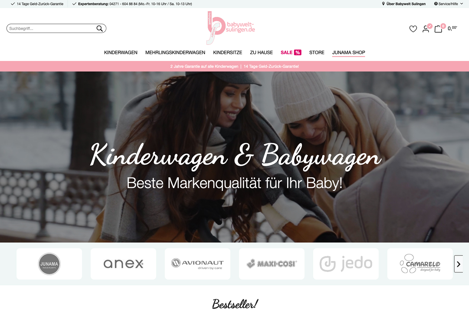 Shopware Shop babywelt-sulingen.de