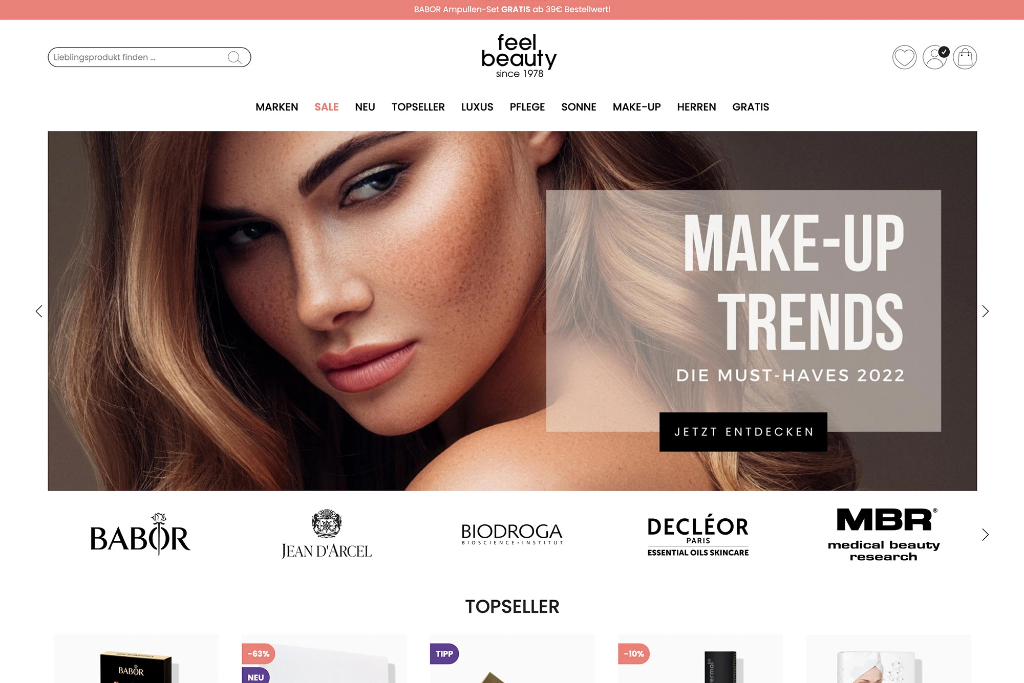 Shopware Referenz: Feel-Beauty.de