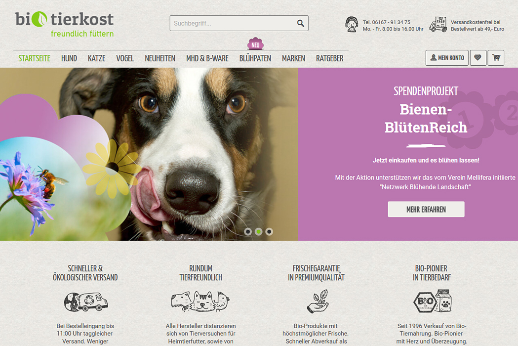 Bio-Tierkost